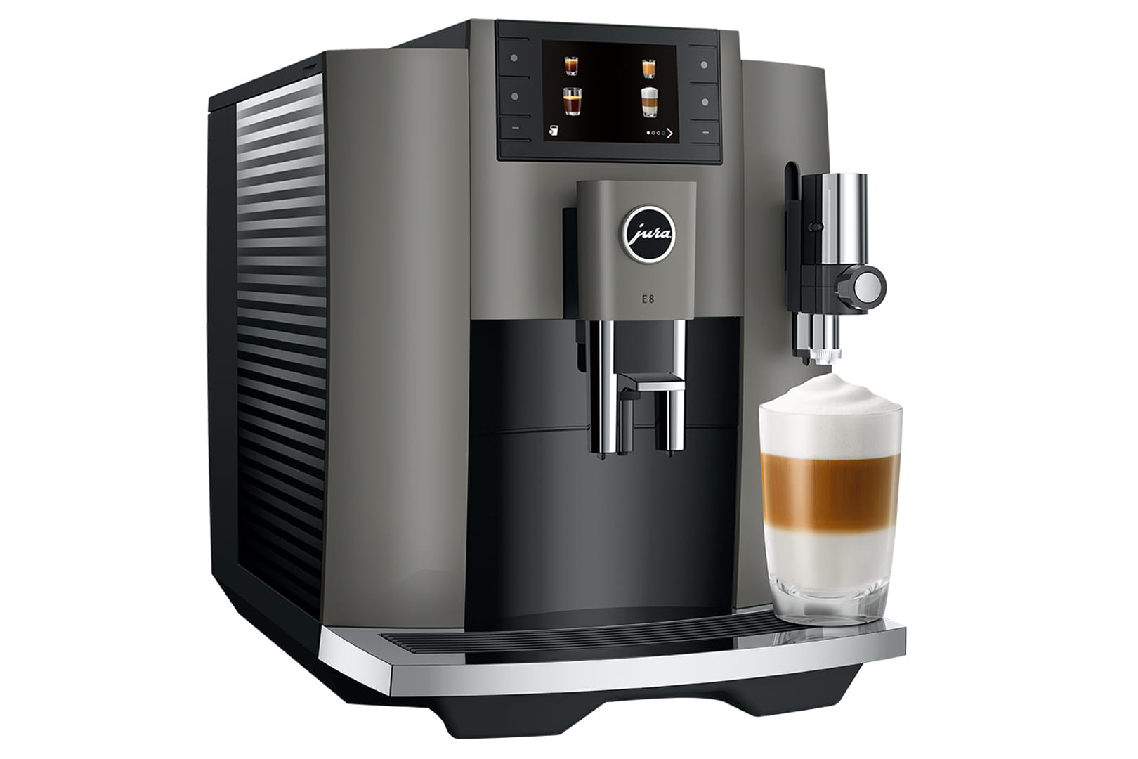 Machine à café automatique Jura E8 EC Dark Inox