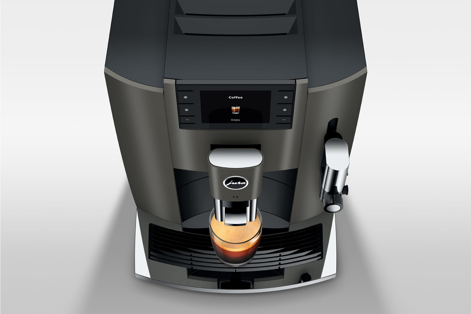 Machine à café automatique Jura E8 EC Dark Inox