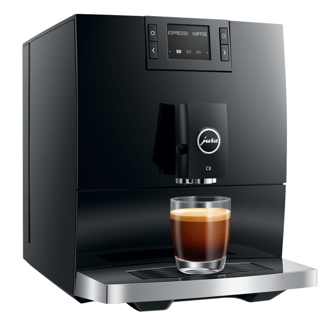 Jura C8 Piano Black | Machine à café à grains