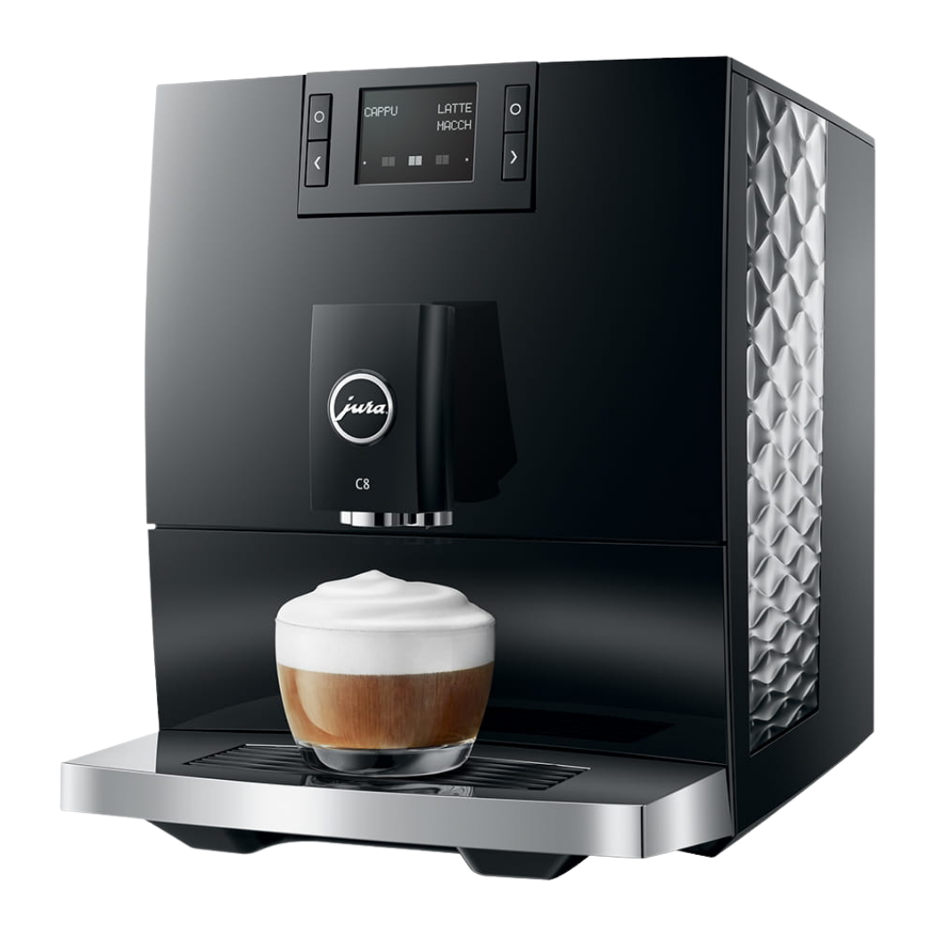 Jura C8 Piano Black | Machine à café à grains
