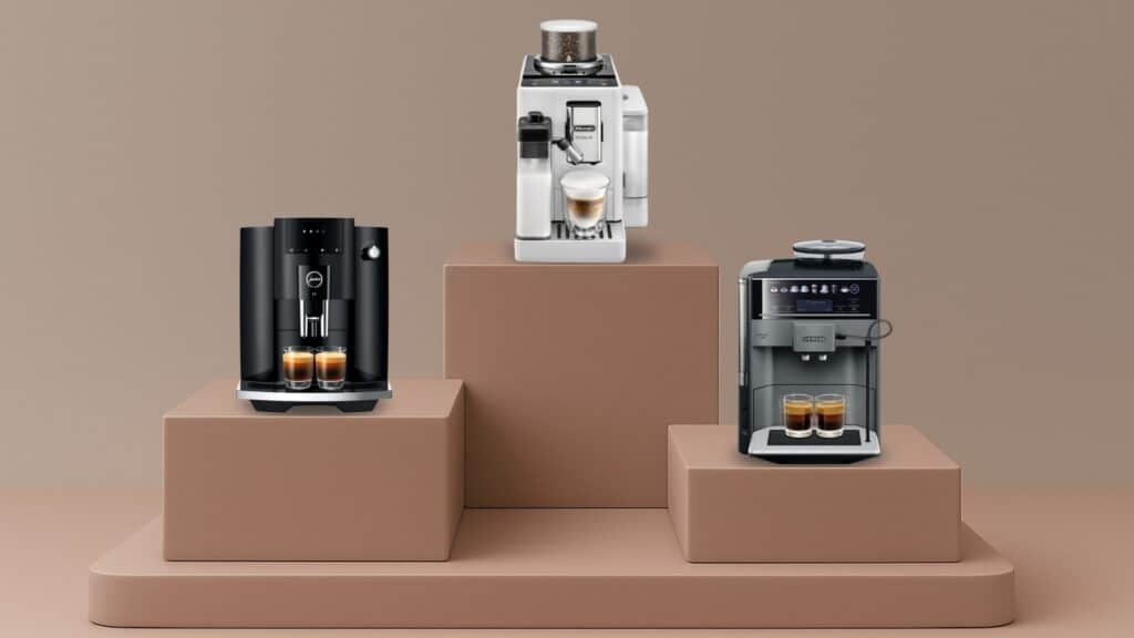 meilleures machines à café à grain hautes performances Jura Delonghi Siemens