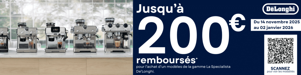 Offre de remboursement DeLonghi la specialista