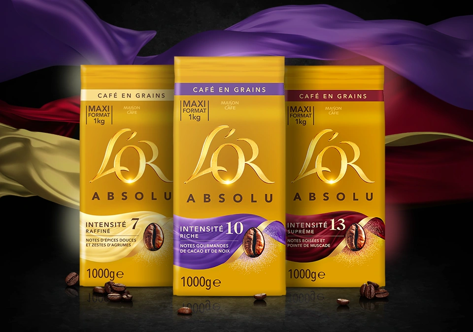 café en grains L'Or Absolu