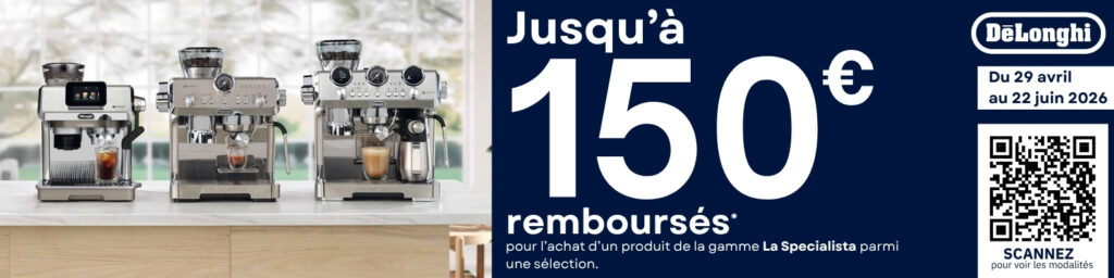 Offre de remboursement DeLonghi